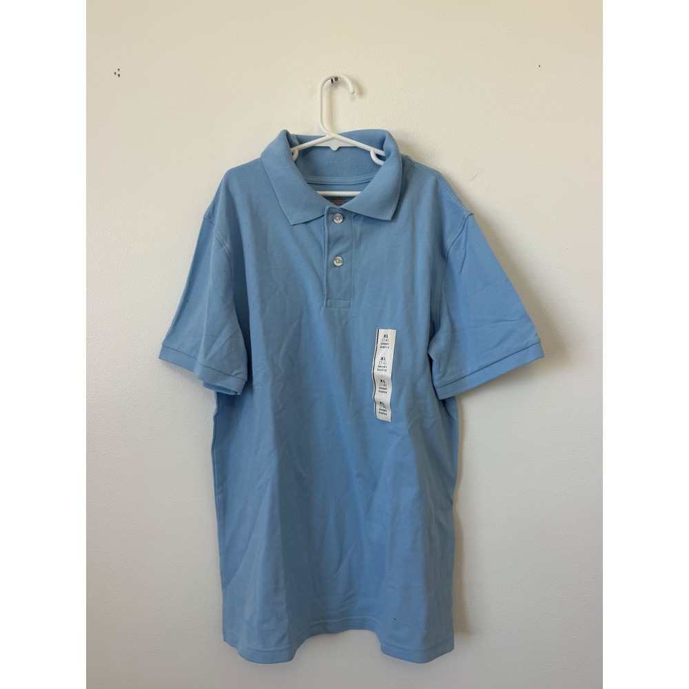 Cat & Jack Light Blue School Uniform Polo Shirt – Boys XL (14) – NWT